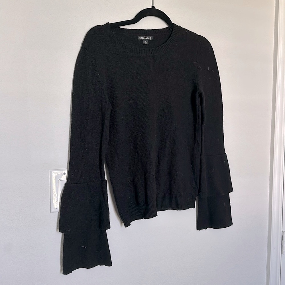 J Crew Black Sweater